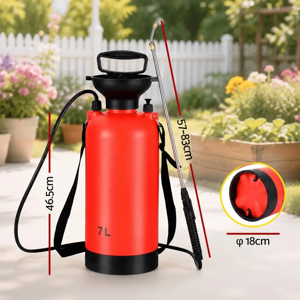 7L Pressure Sprayer with Adjustable Lance & Hose