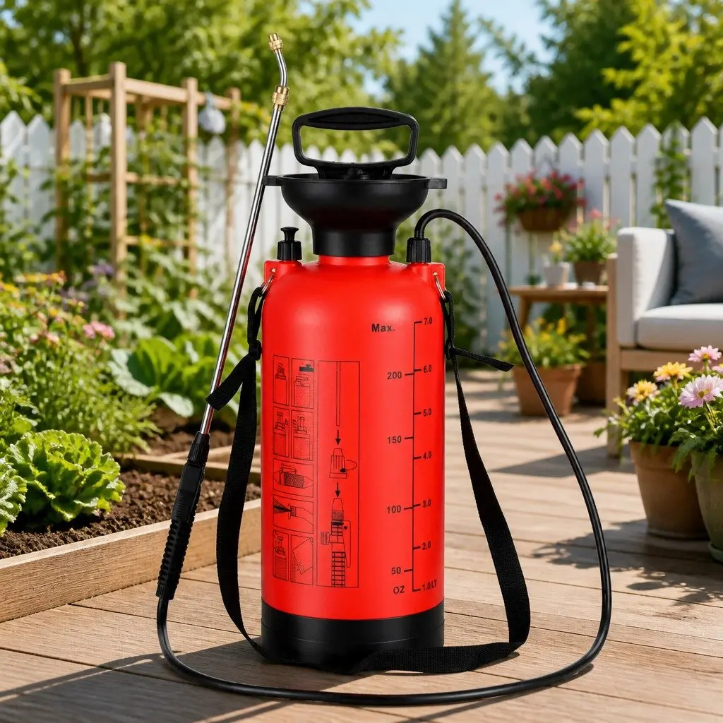7L Pressure Sprayer with Adjustable Lance & Hose