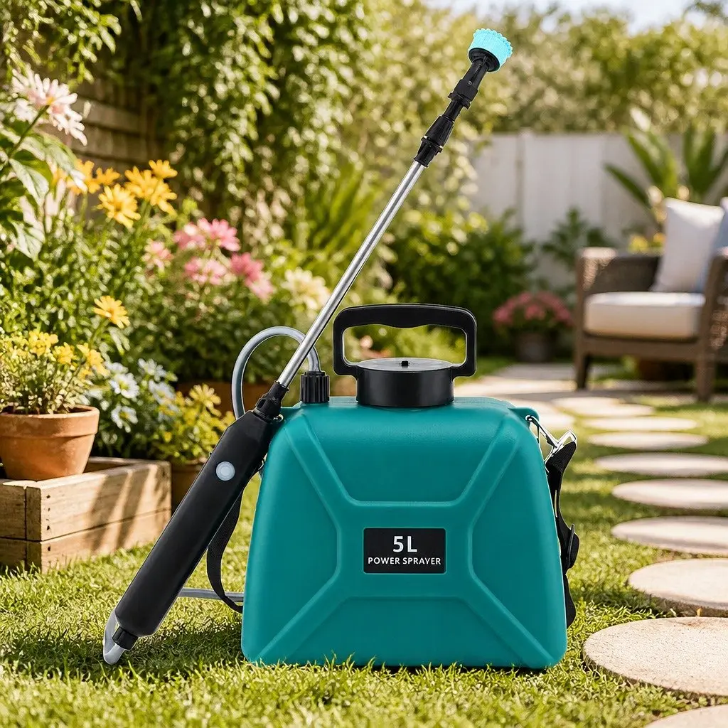 Electric Weed Sprayer 5L Garden Shoulder Sprayer USB Charging Herbicide