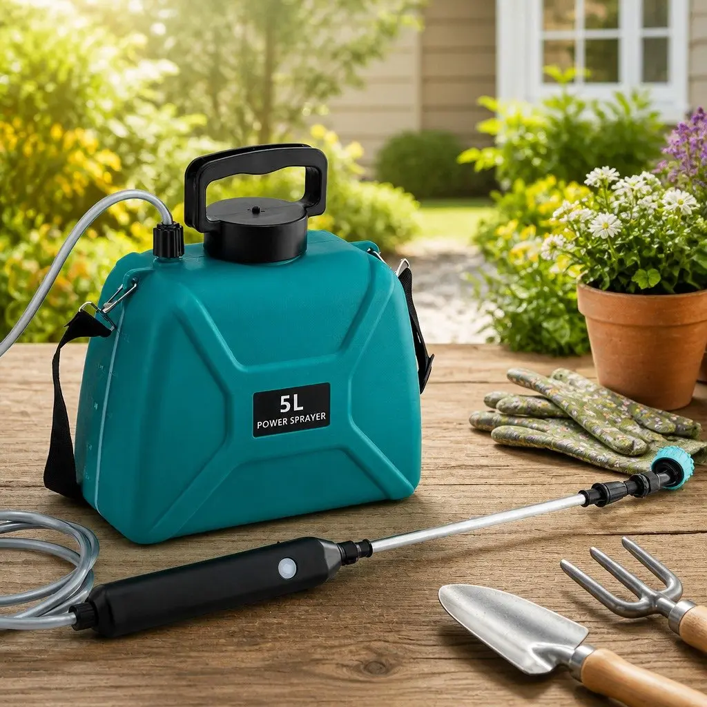 Electric Weed Sprayer 5L Garden Shoulder Sprayer USB Charging Herbicide