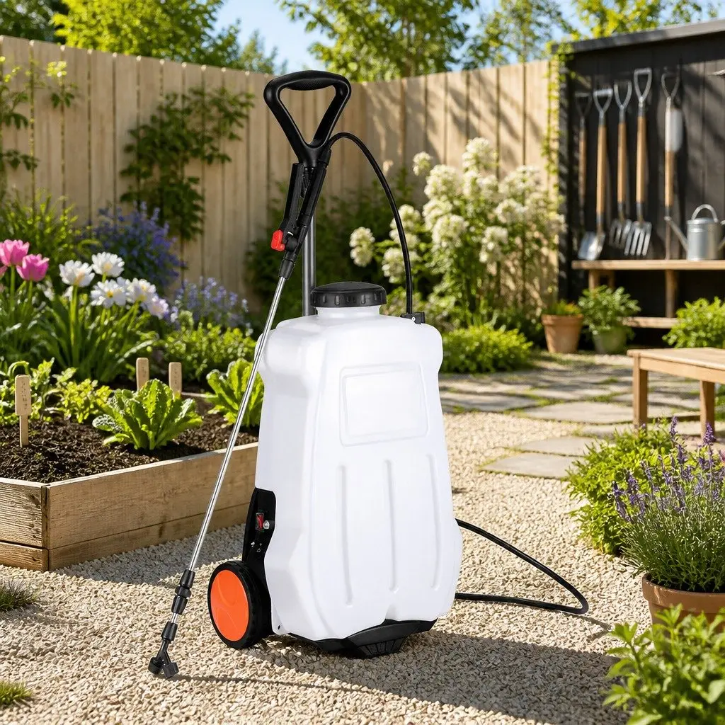 20L Electric Backpack Sprayer with Trolley Functionality