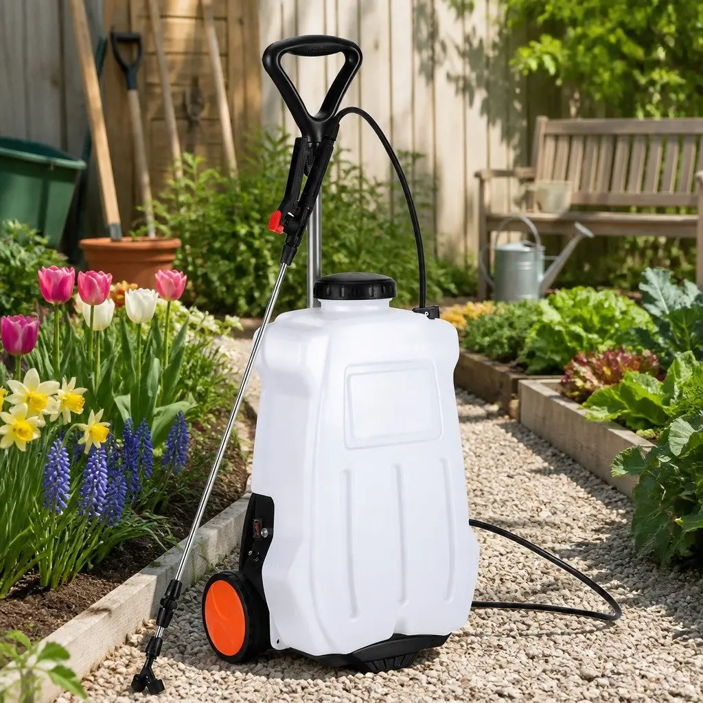 20L Electric Backpack Sprayer with Trolley Functionality