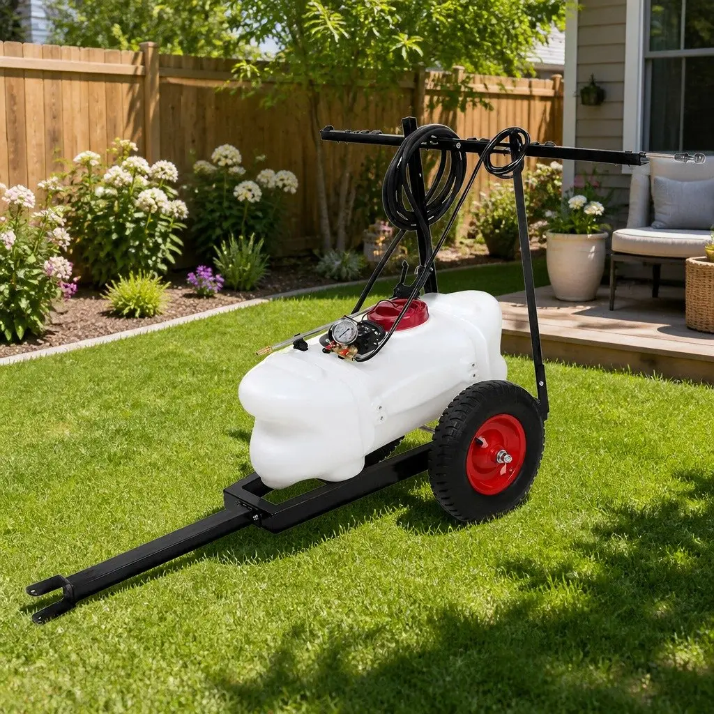 60L Weed Sprayer Tank Trailer and Accessories