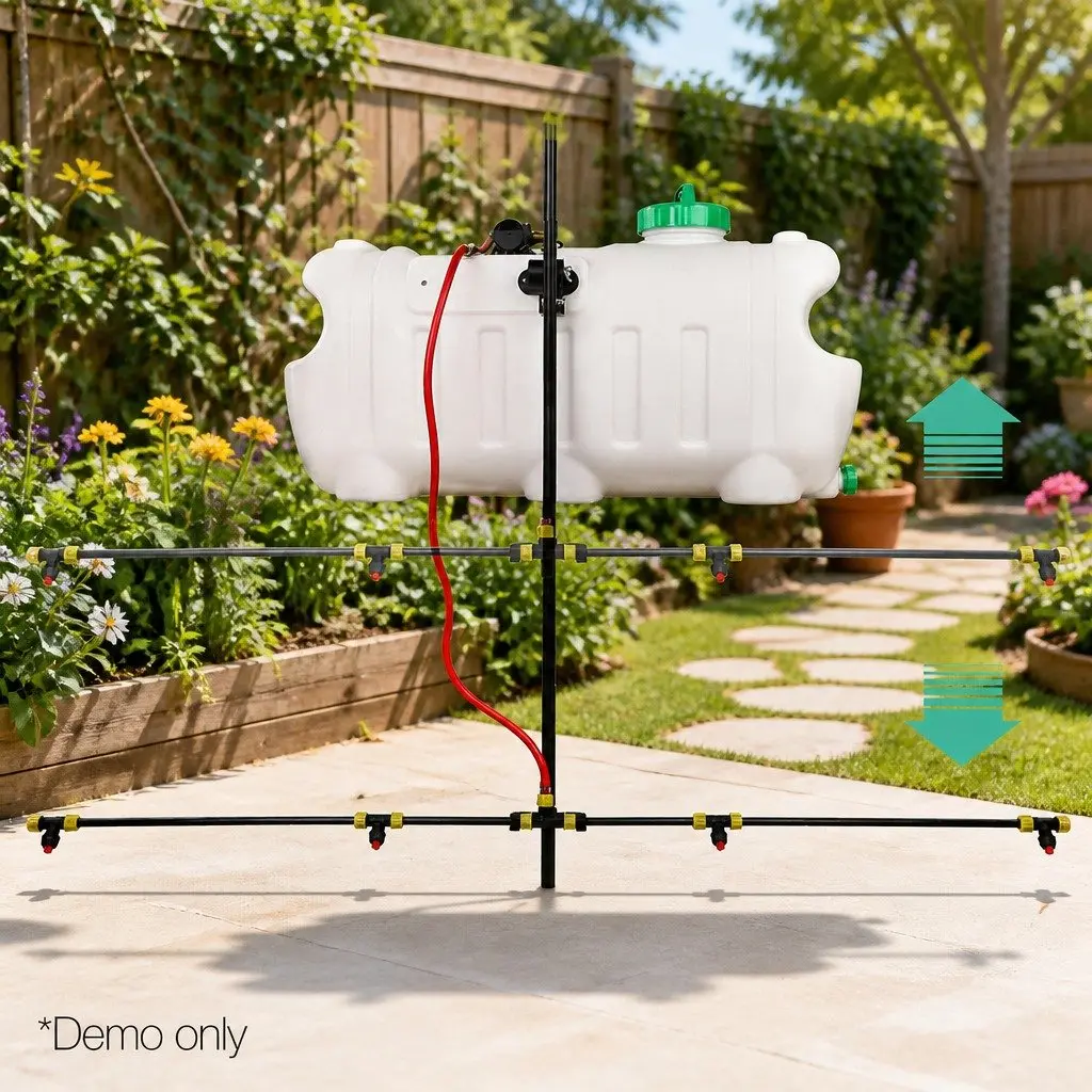 Adjustable Spray Boom 1.5M Hose 151cm Width 4 Nozzles Garden Herbicide Sprayer