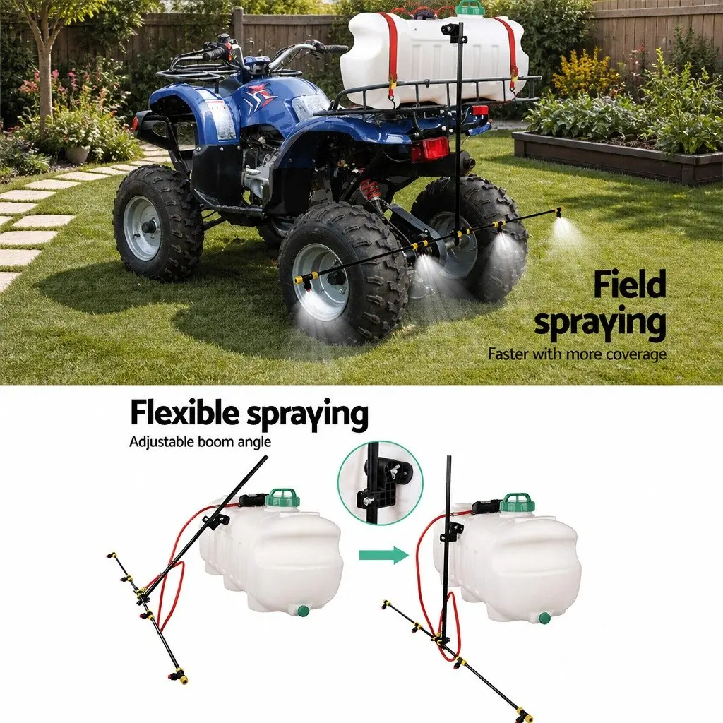 Adjustable Spray Boom 1.5M Hose 151cm Width 4 Nozzles Garden Herbicide Sprayer