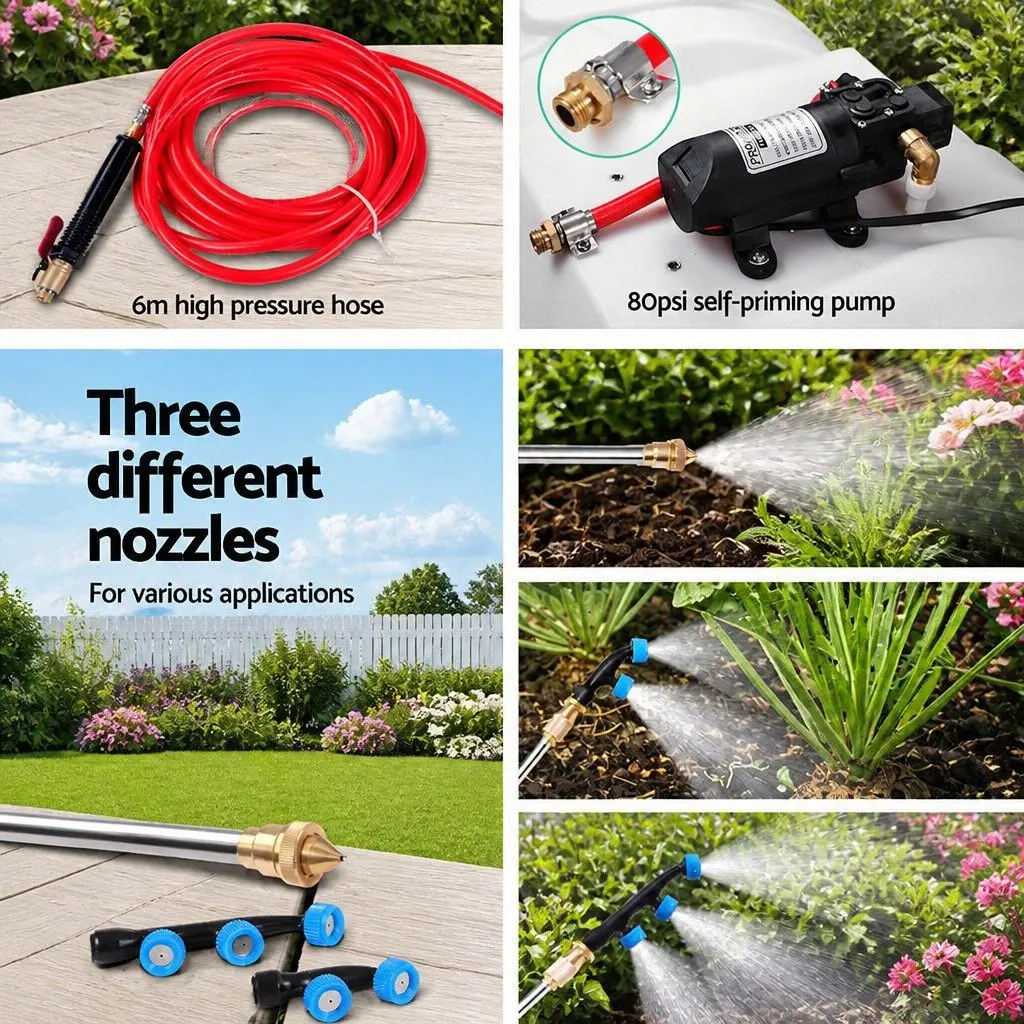 100L Weed Sprayer with 12V Pump