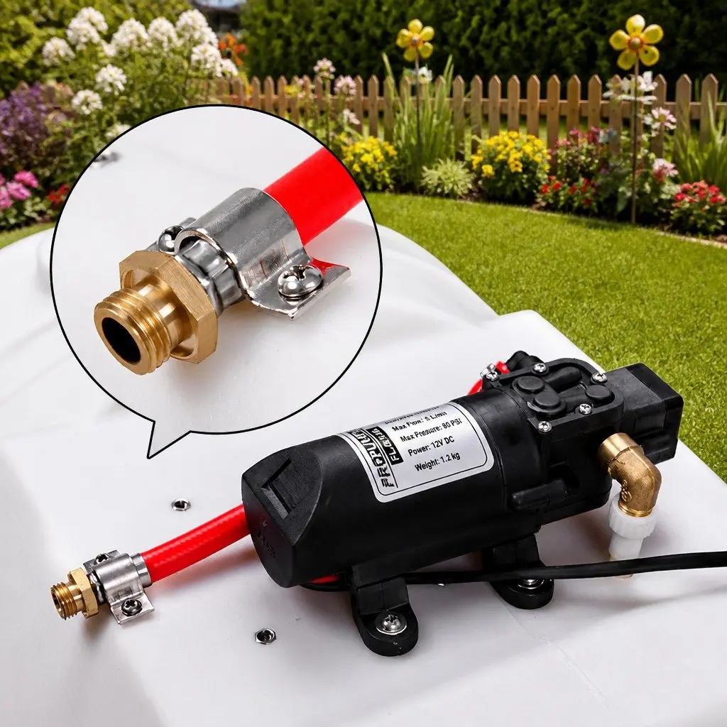 100L ATV Weed Sprayer 12V Electric Garden Spray Tank with Hose Nozzles