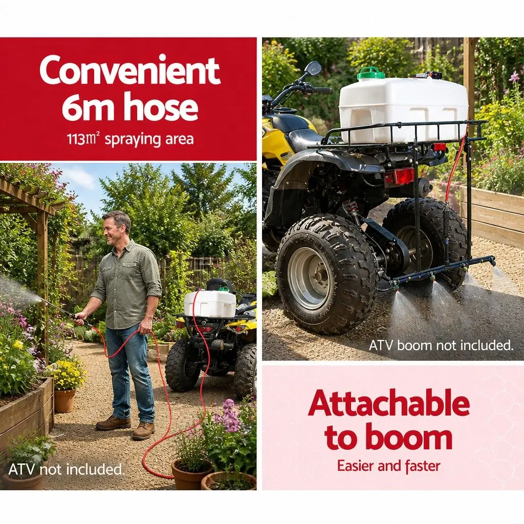 50L ATV Weed Sprayer with 12V Pump
