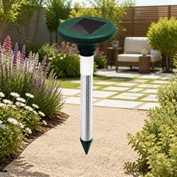 Factual Solar Snake Repeller 8 Pack LED Ultrasonic Devices
