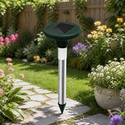 Technical Specs of 6x LED Solar Snake Repeller Units