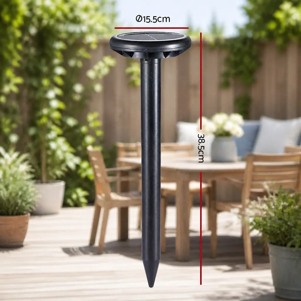 Snake Repeller 12 Pieces Ultrasonic Solar Powered Garden Yard Farm Orchard