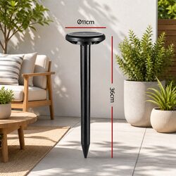 Snake Repeller 20 Pieces Solar Powered Ultrasonic Garden Yard Farm Pest Control