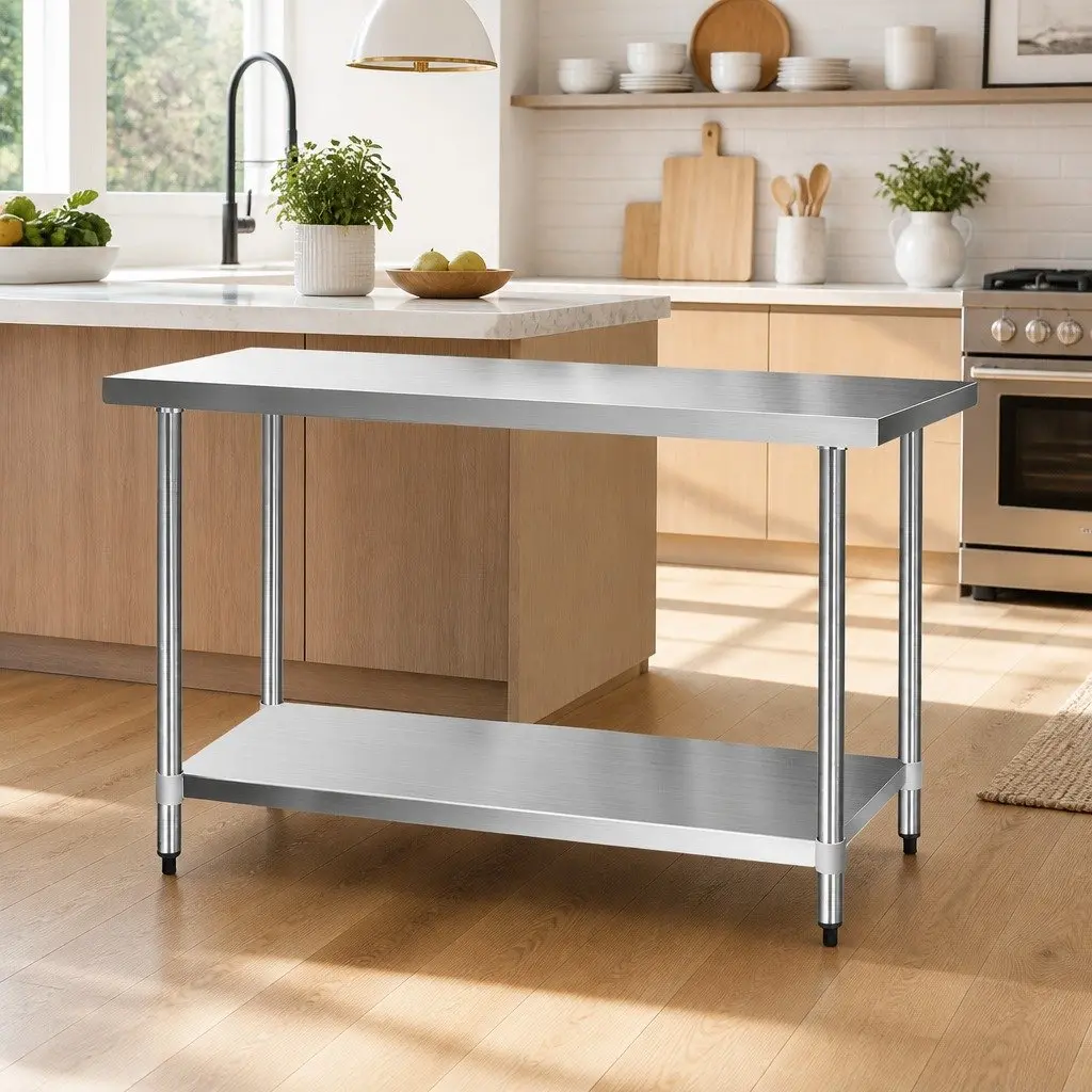 Commercial Stainless Steel Bench 1524x610mm
