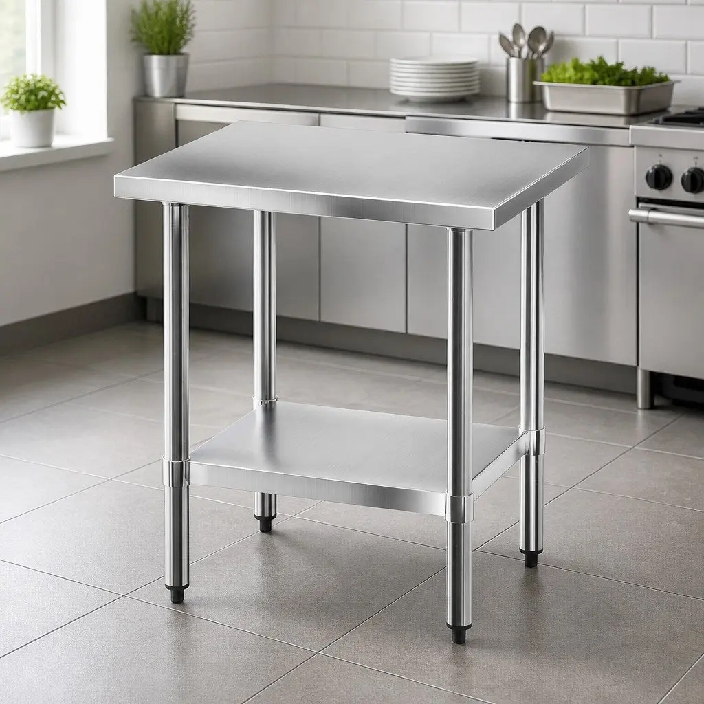 Stainless Steel Kitchen Bench 610x760mm