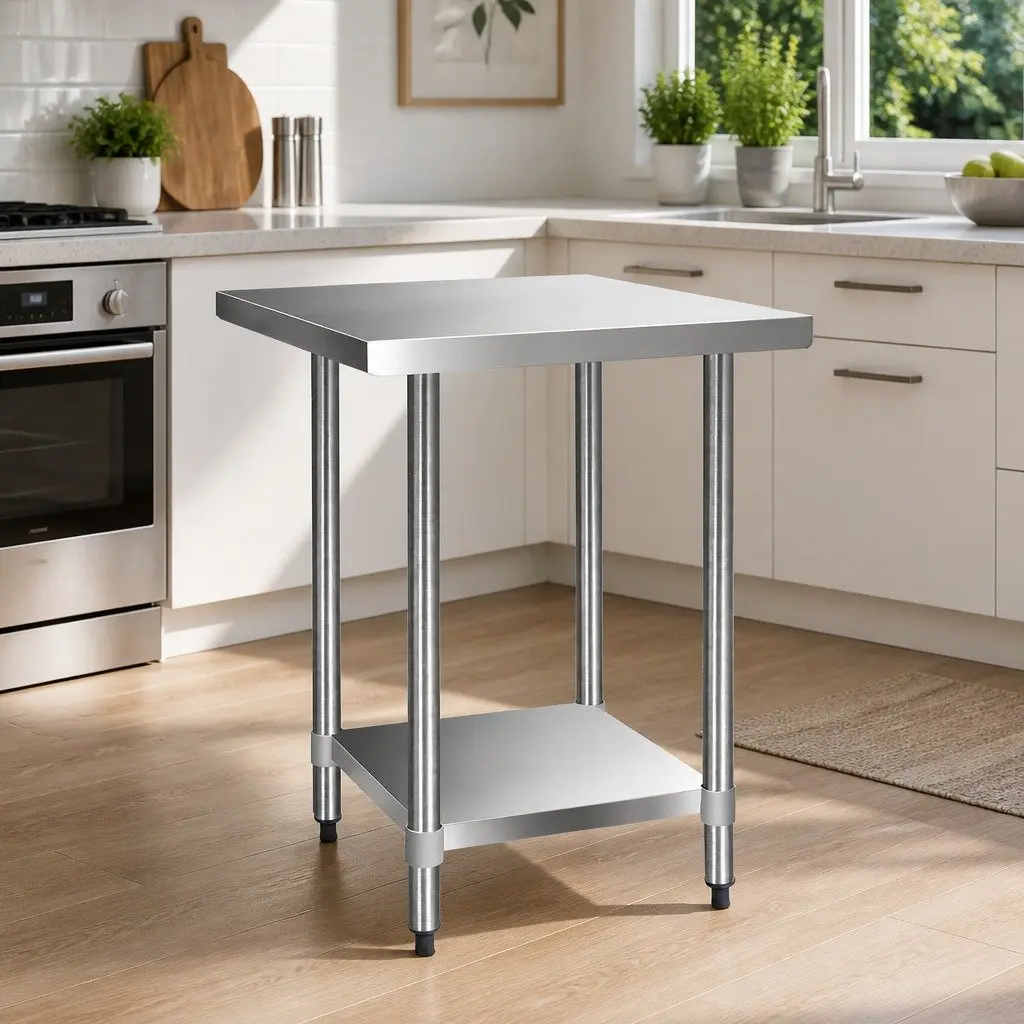 Stainless Steel Food Prep Bench 760x760mm