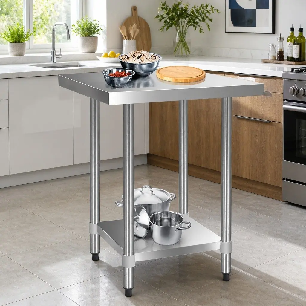 Stainless Steel Food Prep Bench 760x760mm