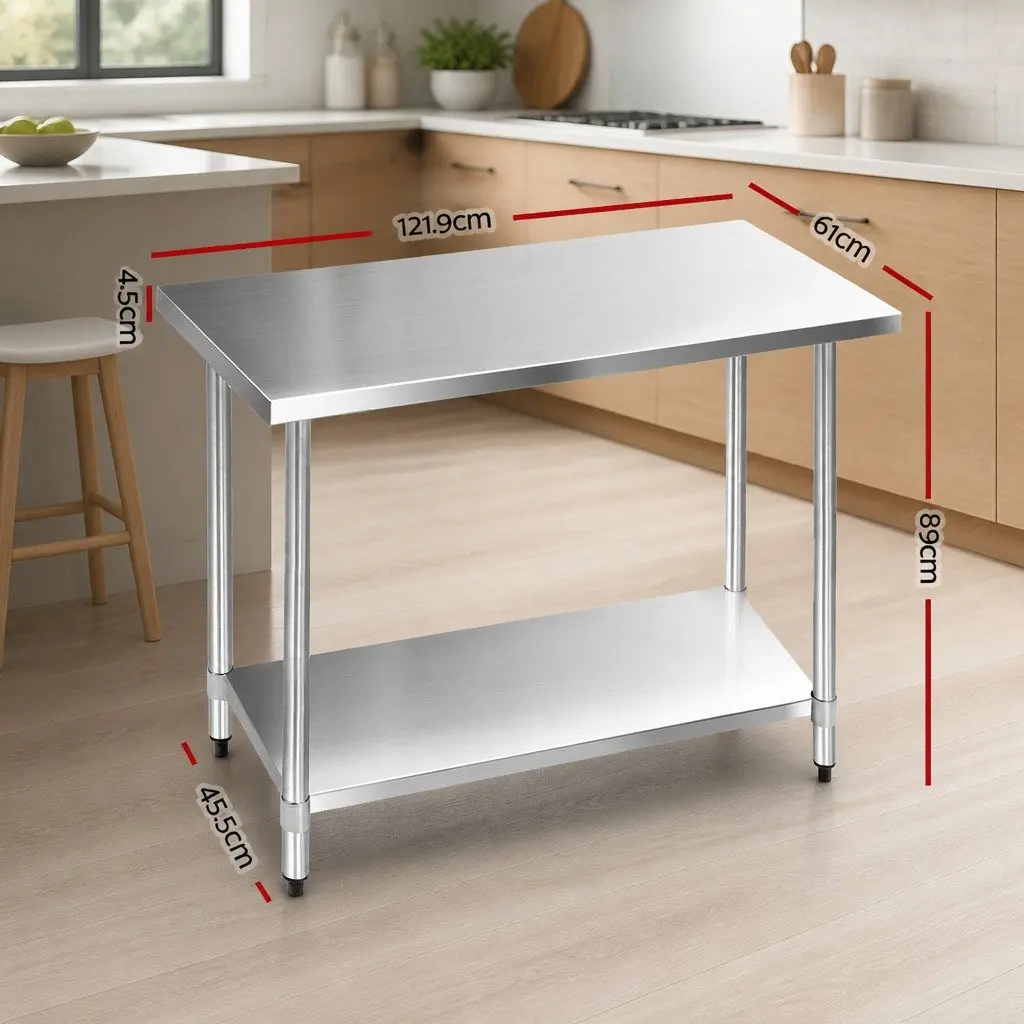 Stainless Steel Work Bench 1219x610mm