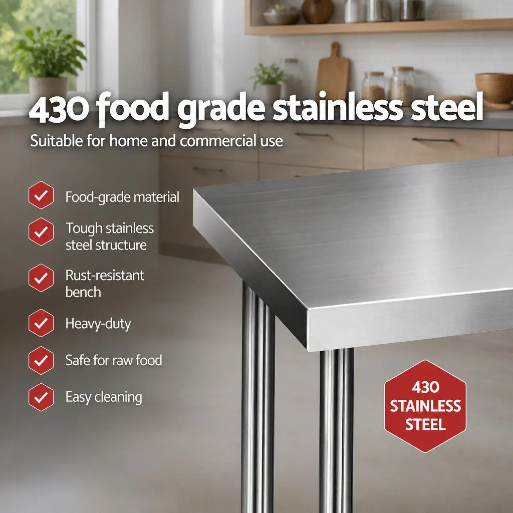 Stainless Steel Work Bench 1219x610mm
