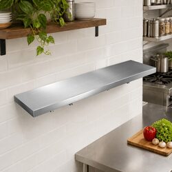Specifications of the Wall Shelf: Stainless Steel Kitchen Rack 1200x300mm