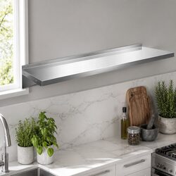 1200mm Stainless Steel Wall Shelf - Specs & Details