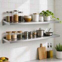 1200mm Stainless Steel Wall Shelf with High Capacity