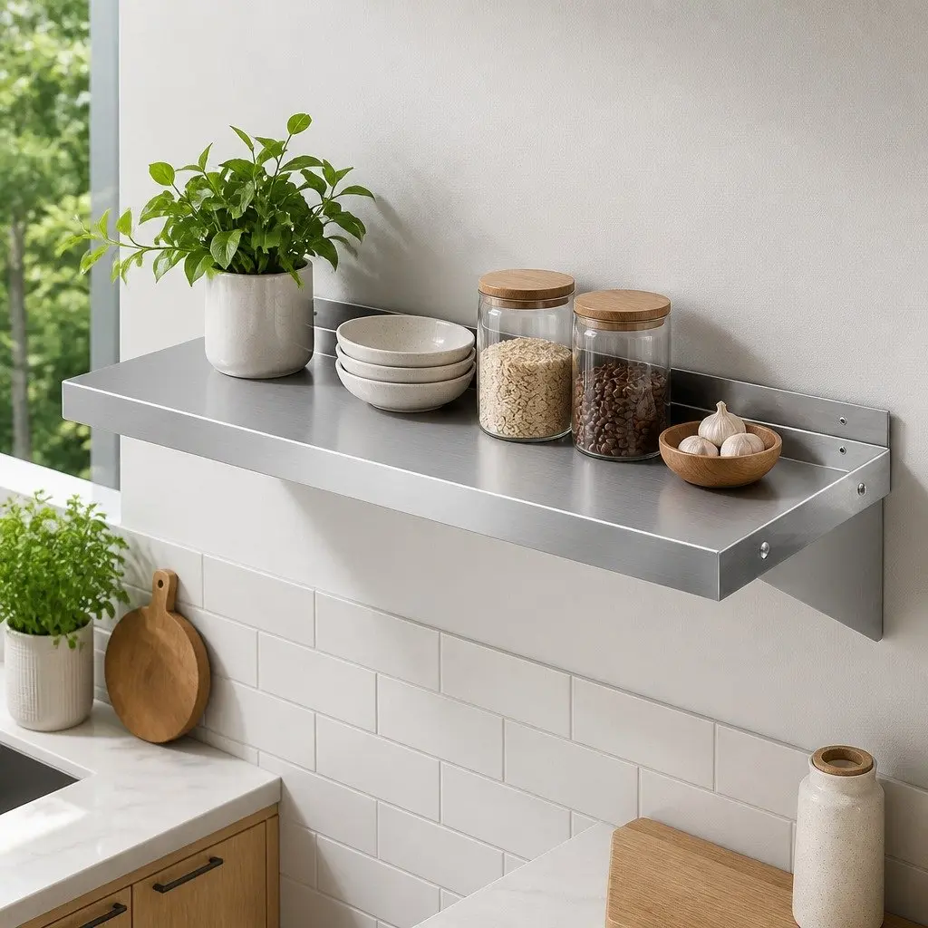 900mm Stainless Steel Wall Shelf