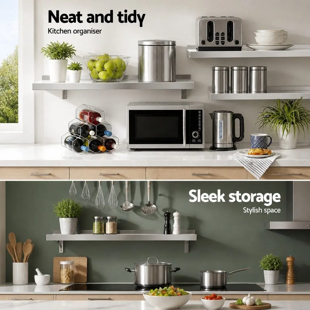 900mm Stainless Steel Wall Shelf