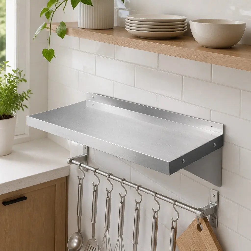 900mm Stainless Steel Wall Shelf