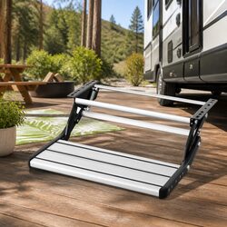 Manual Folding Step for RVs: 56 x 57 x 17 cm, 200kg Capacity