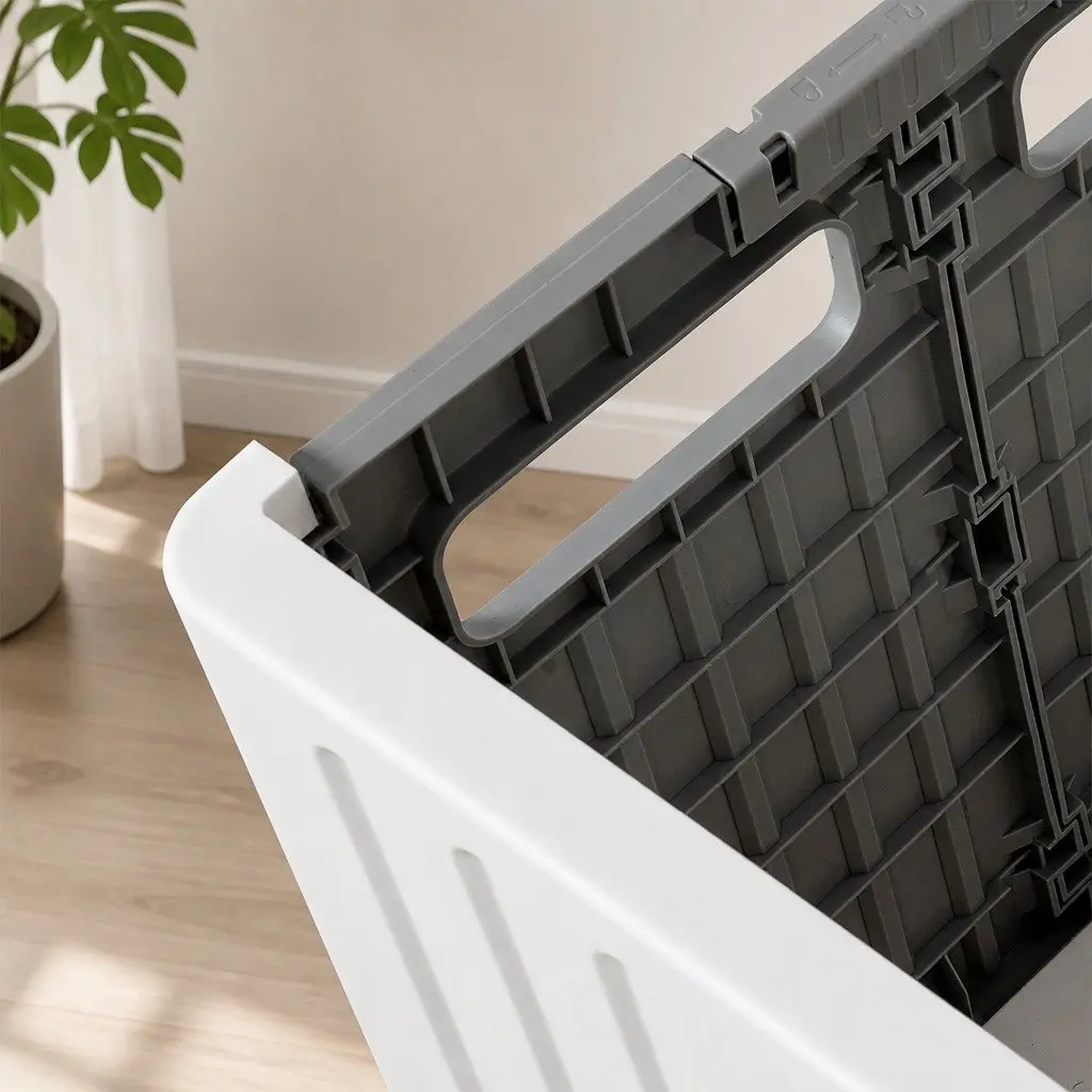 Folding Shopping Trolley Cart for Grocery Use Collapsible Size 42cm L x 36cm W x 45cm H