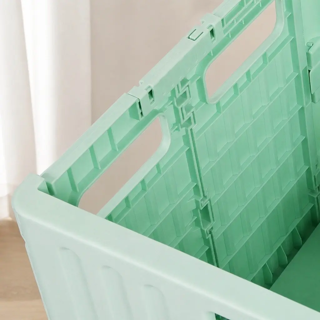 Folding Shopping Trolley Cart for Grocery Use Collapsible Green