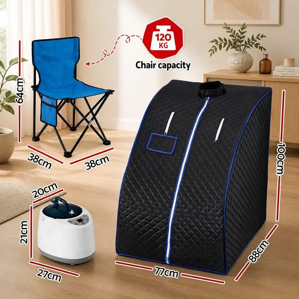 Portable Steam Sauna Tent for Home Spa 88cm x 77cm x 100cm