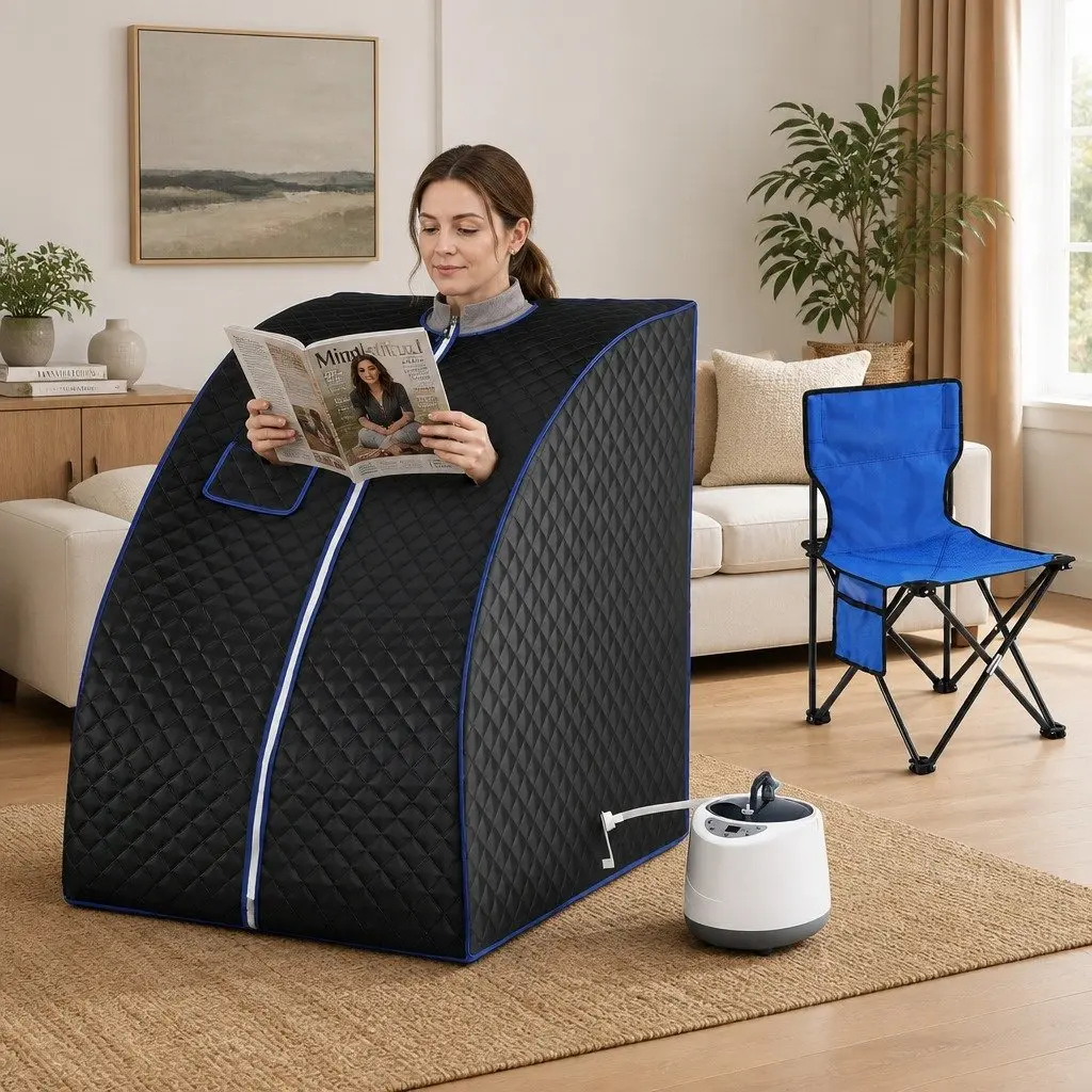 Portable Steam Sauna Tent for Home Spa 88cm x 77cm x 100cm