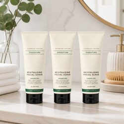 Revitalising Facial Scrub 125mL x3 Pack Exfoliating Cream Normal Dry Sensitive