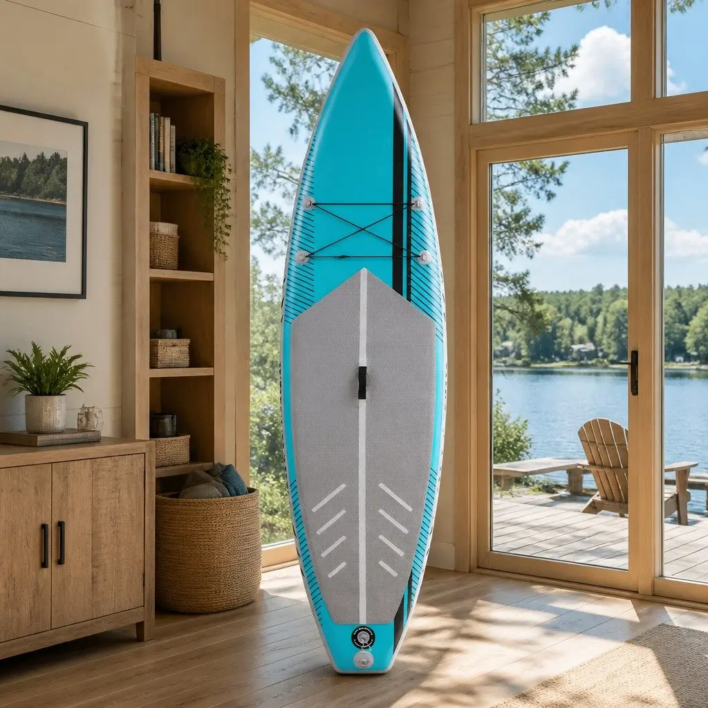 Inflatable Stand Up Paddle Board 10.5ft Green