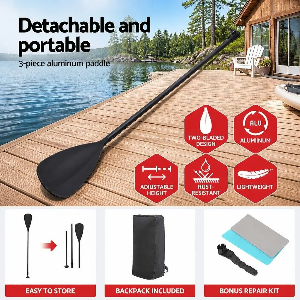 Inflatable Stand Up Paddle Board 10.5ft Green