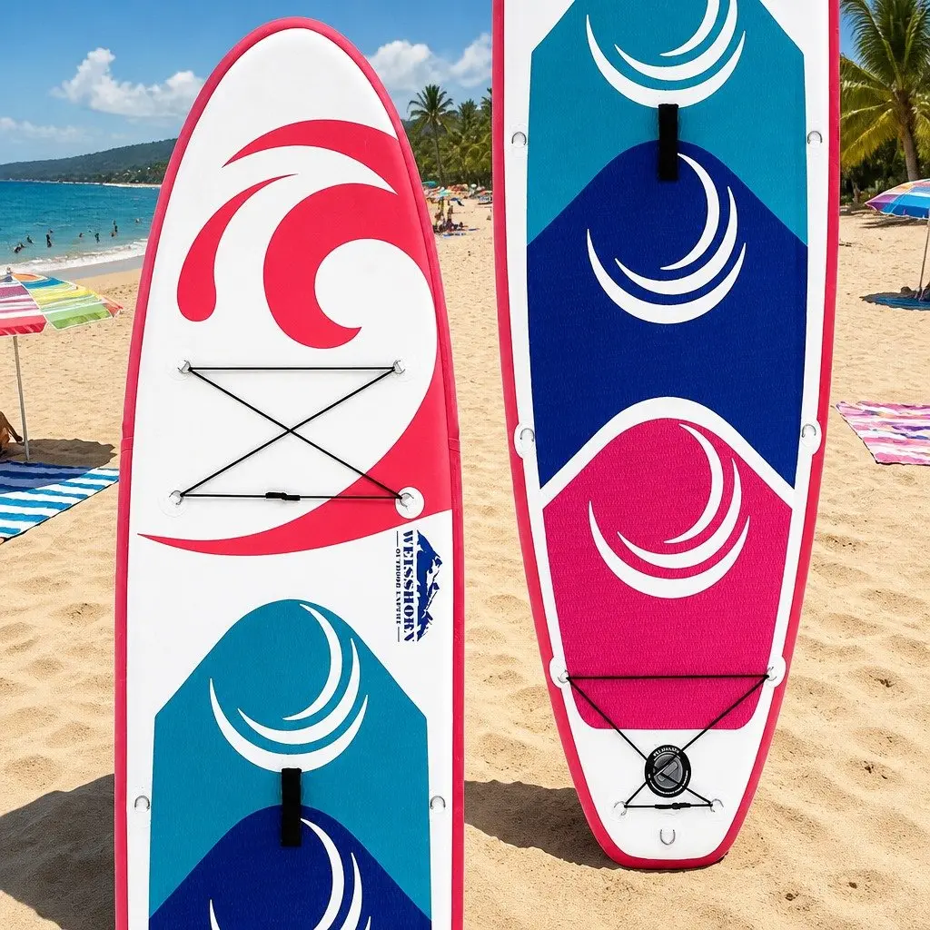 Inflatable Stand Up Paddle Board for Outdoor Recreation 11ft Pink