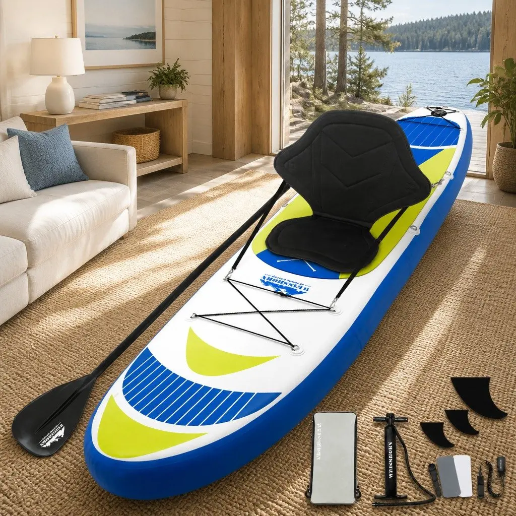 11ft Inflatable Paddle Board in Yellow