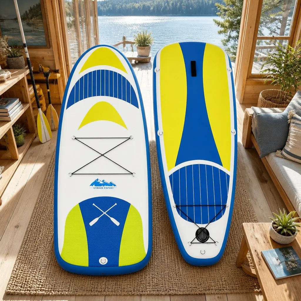 11ft Inflatable Paddle Board in Yellow