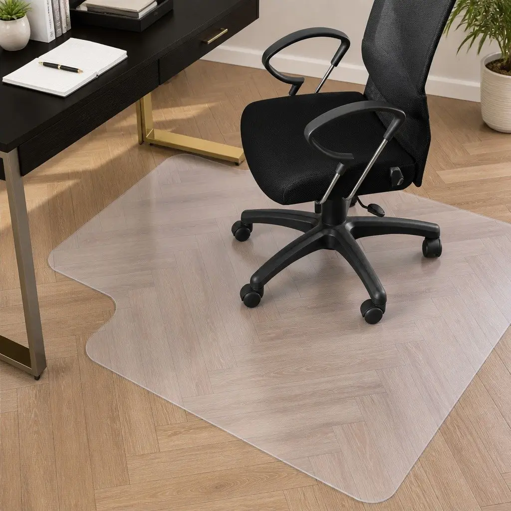 Chair Mat for Home Office 135cm x 114cm PVC Hard Floor Protector