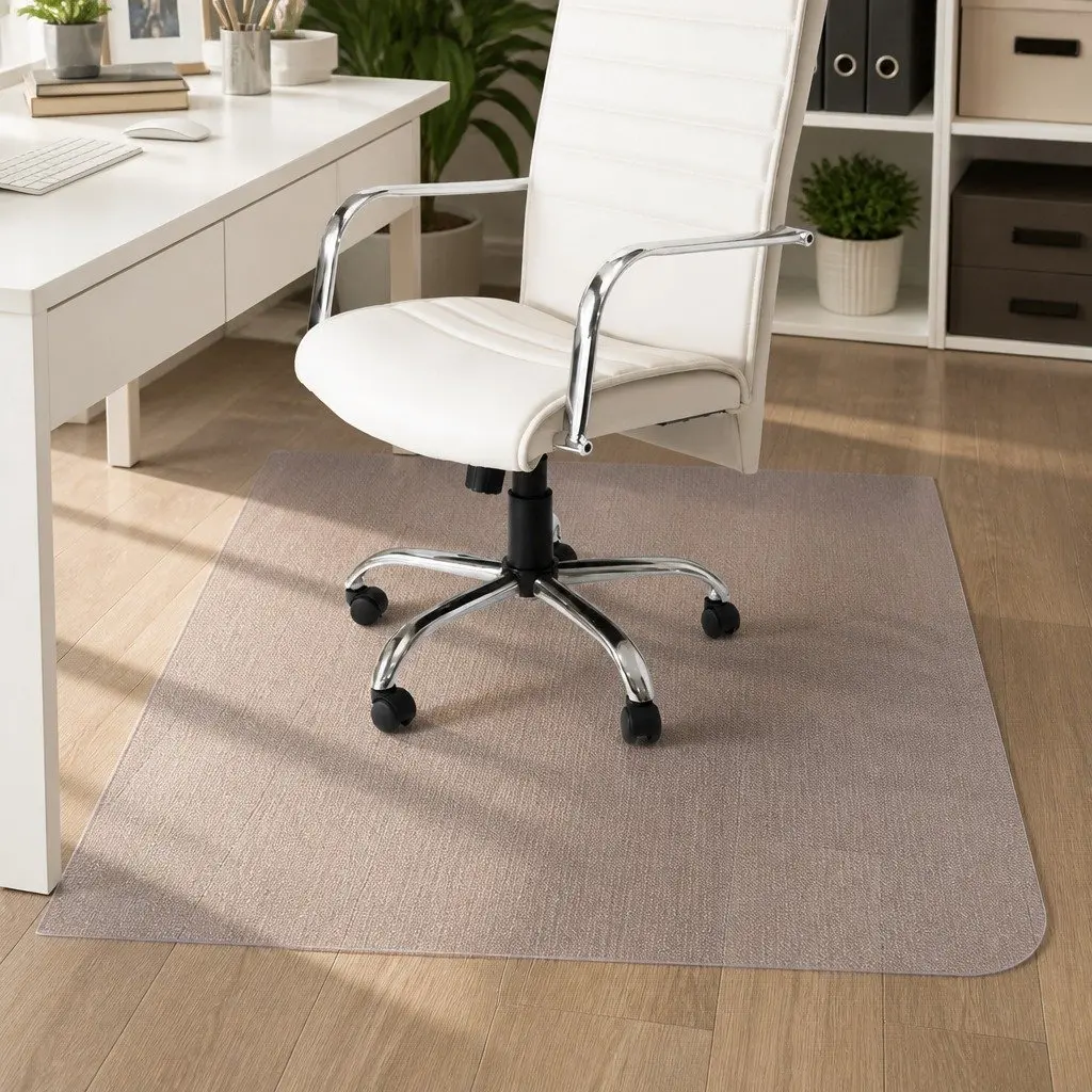 Chair Mat for Home Office 135cm x 114cm PVC Hard Floor Protector