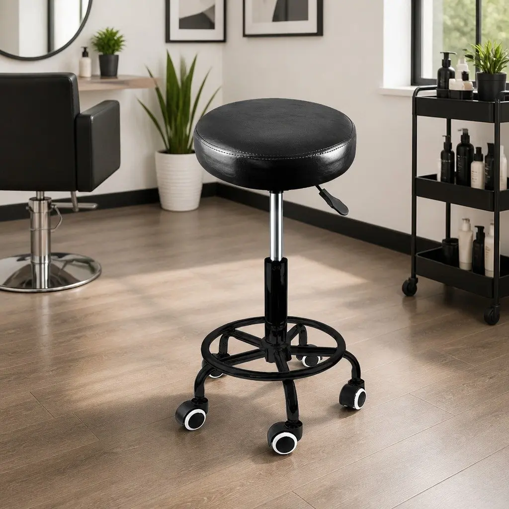 Salon Adjustable Swivel Bar Stools