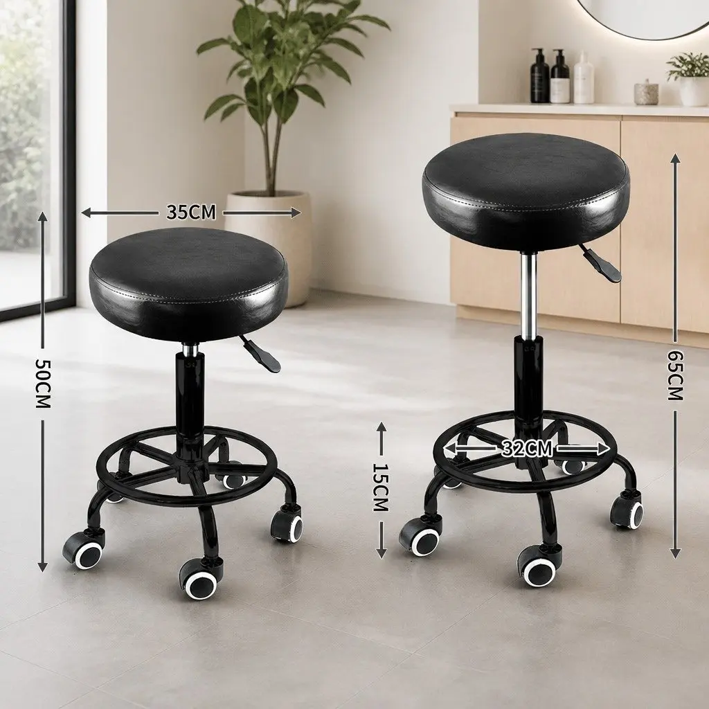 Salon Adjustable Swivel Bar Stools