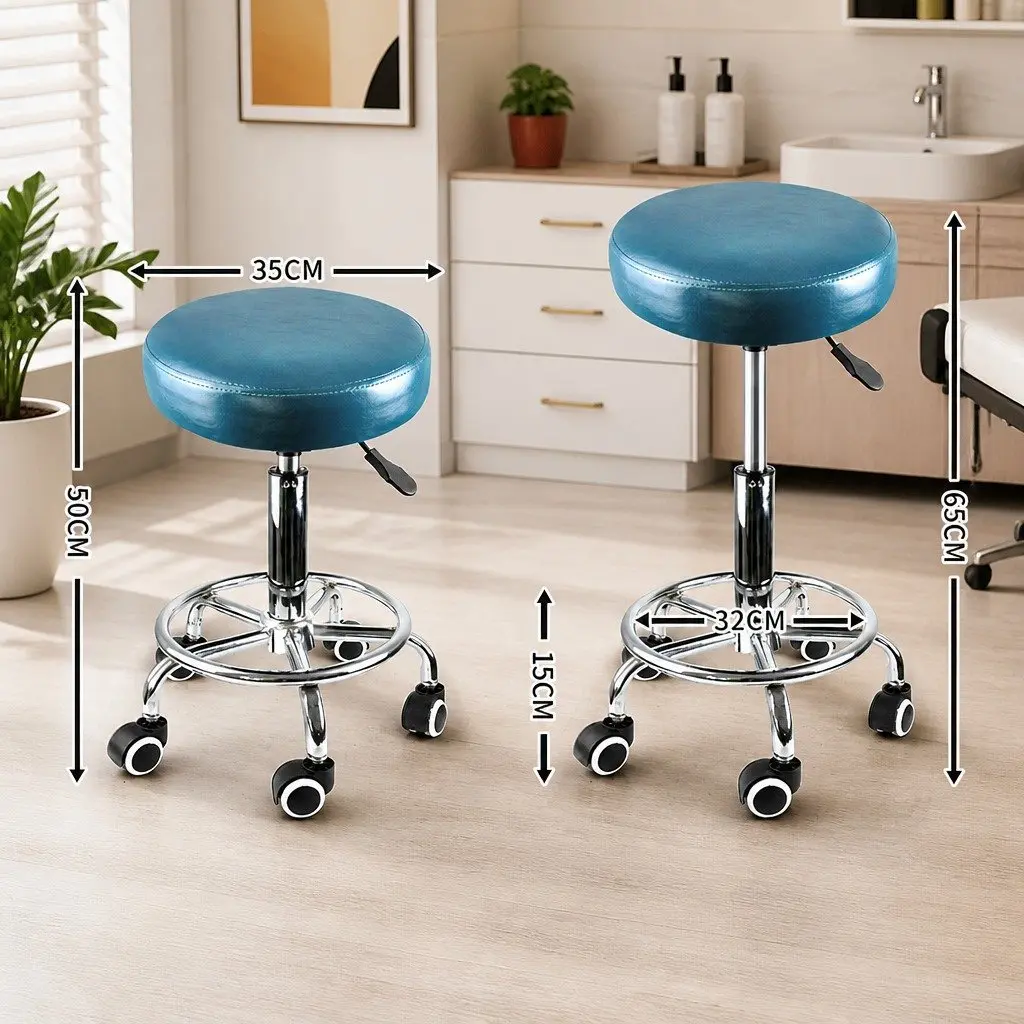 Salon Swivel Stool 360 Degree Rotation Gas-Lift Height Adjustable Hairdressing