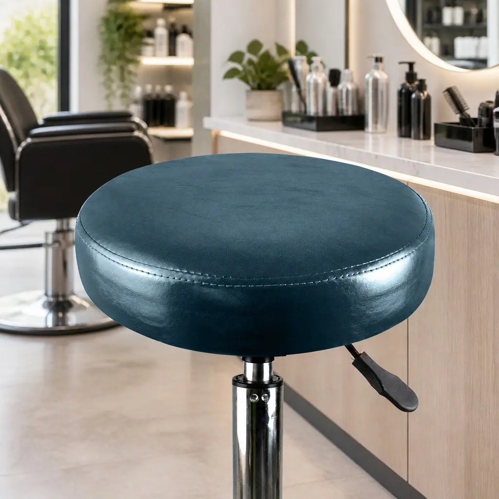 Salon Swivel Stool 360 Degree Rotation Gas-Lift Height Adjustable Hairdressing