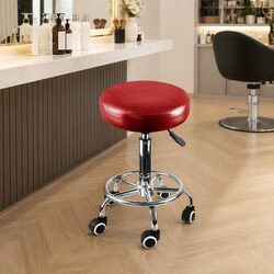 Red Salon Stool - Specs and Features Overview