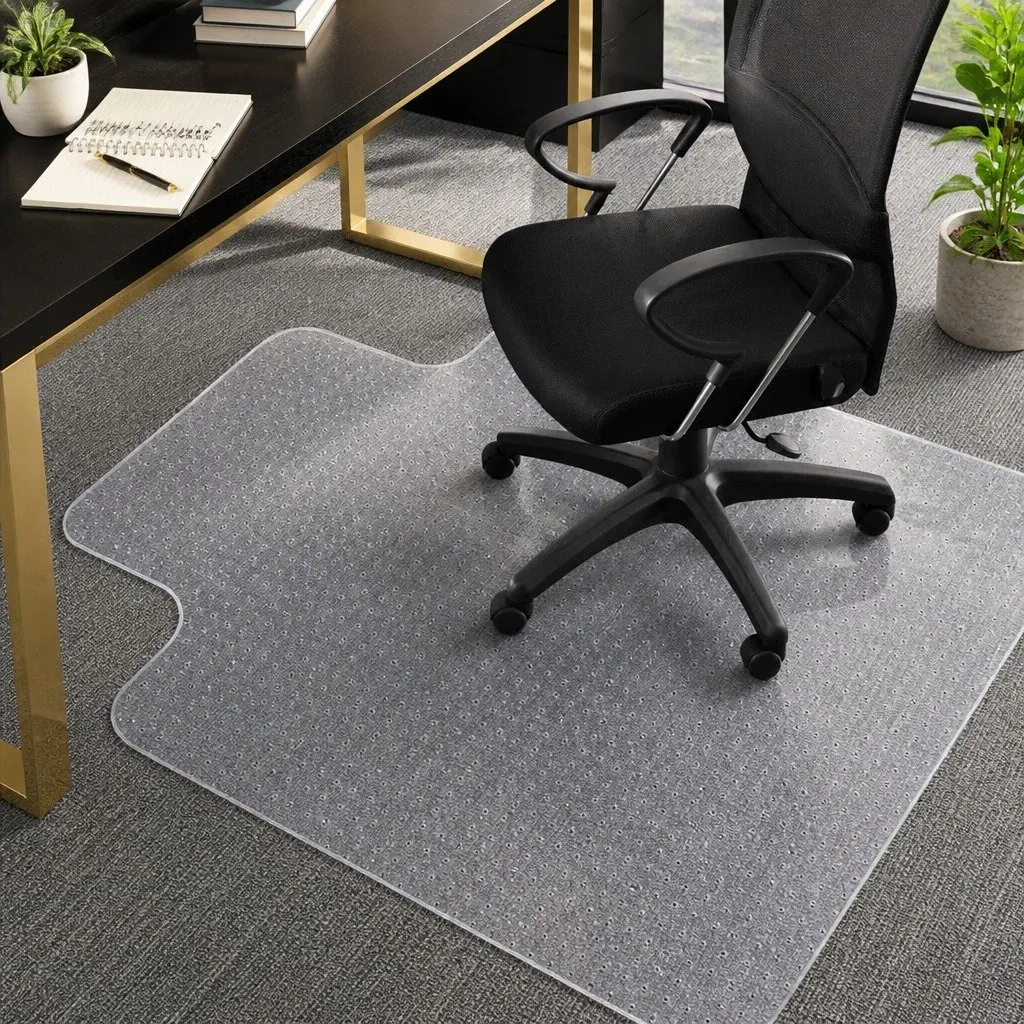 Chair Mat for Office Home Carpet Protection PVC 135cm x 114cm