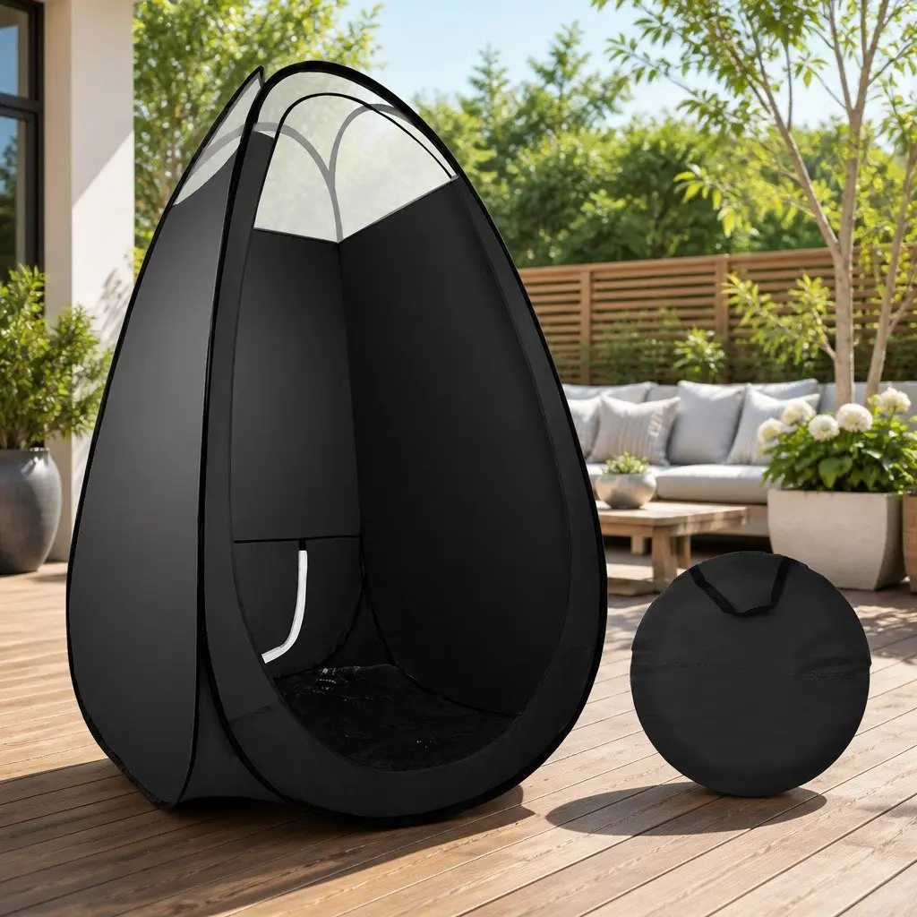 Spray Tanning Tent Portable for Professional Use Black