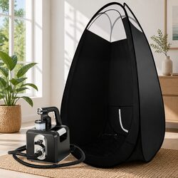 Complete Spray Tanning System: 500W Machine and Tent