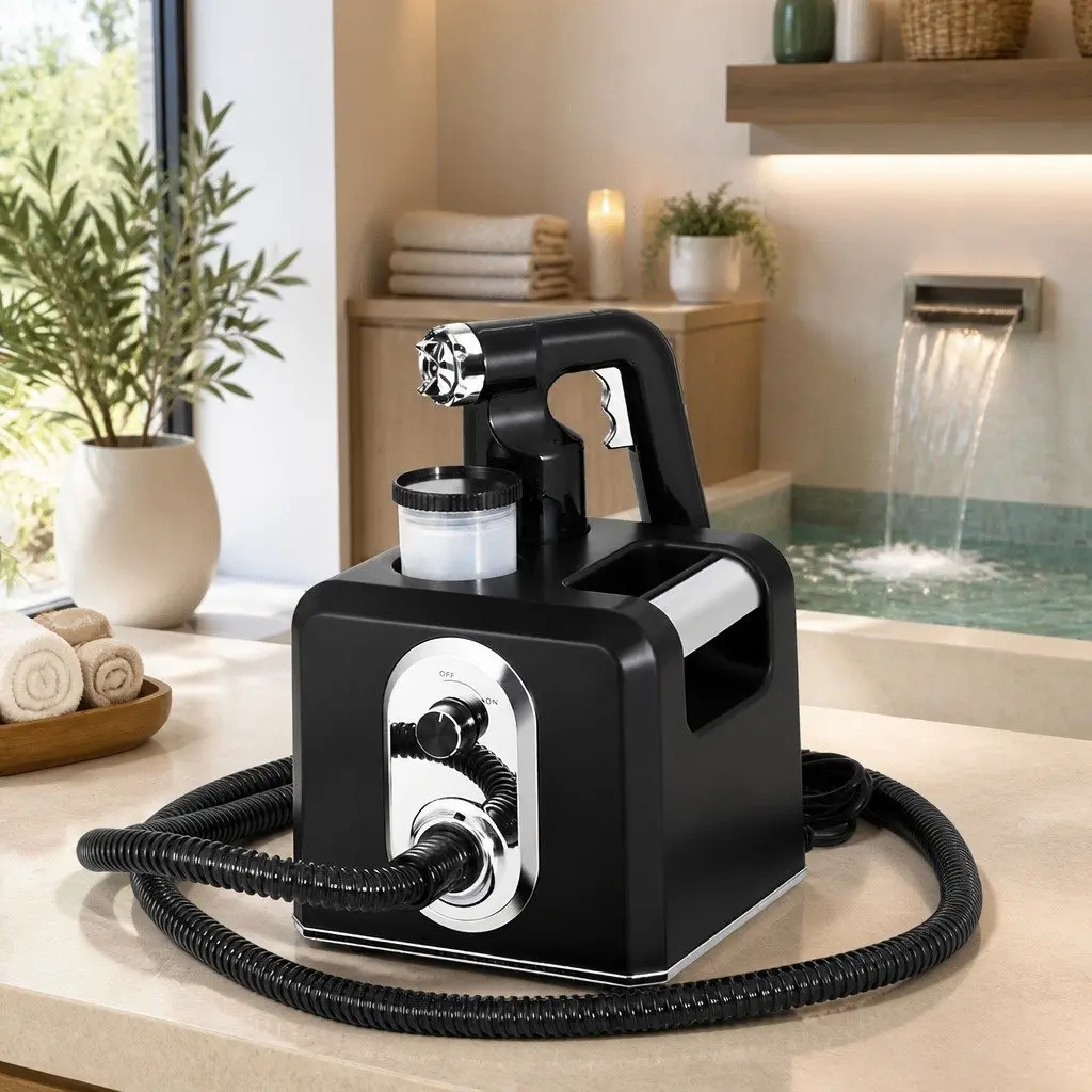 Spray Tan Machine Gun 500W HVLP Professional Tanning Equipment Black